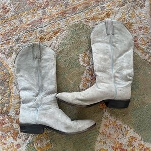 Tony Lama Women's Heeled Boots - Blue Gray